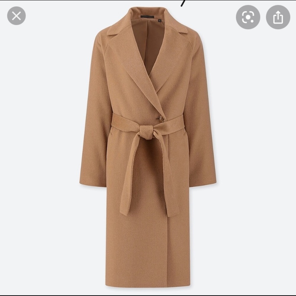 UNIQLO Wool blend Wrap Coat